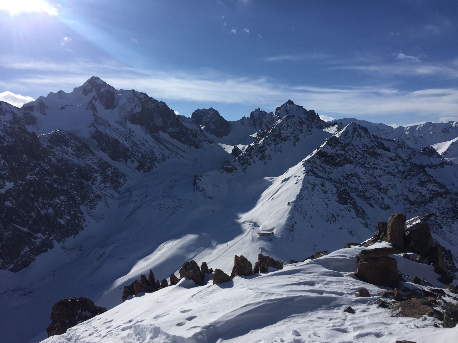 I really want to brag... My first peak is Shimbulak Peak (Chimbulak), 3200 meters, Almaty, Kazakhstan. - My, Chimbulak, Almaty, Hiking, Rise, Longpost