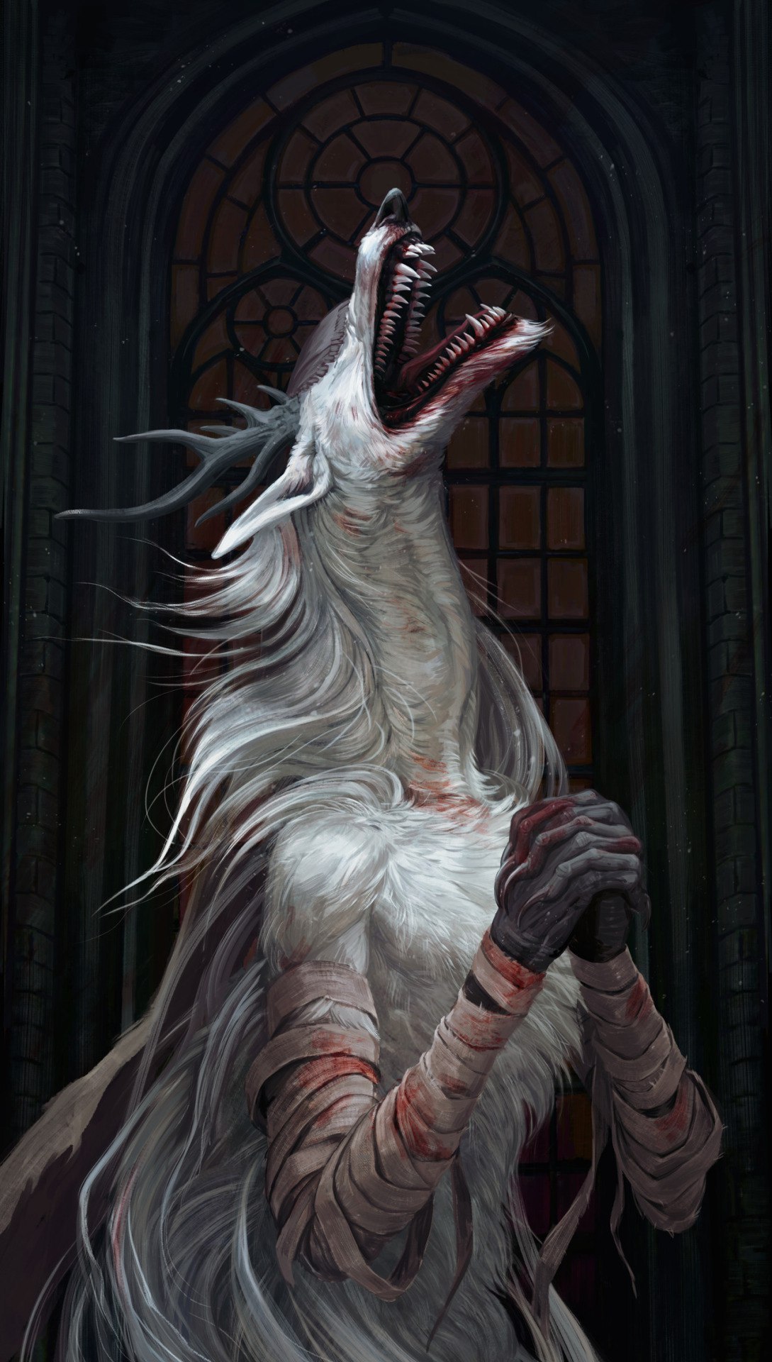 Her time has come... - Bloodborne, Vicar Amelia, Monster, Art, Not mine, Boss, Games