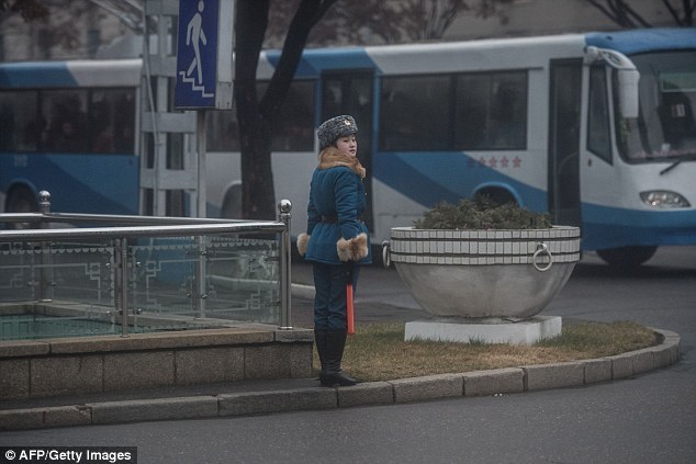 Only girls in the North Korean police - Traffic police, Police, North Korea, Pyongyang, Girls, Longpost