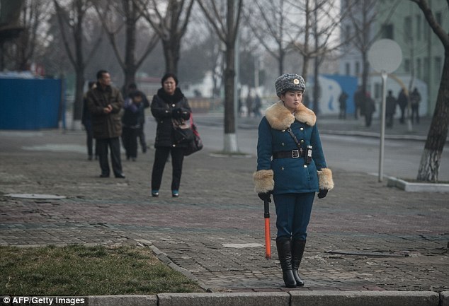 Only girls in the North Korean police - Traffic police, Police, North Korea, Pyongyang, Girls, Longpost