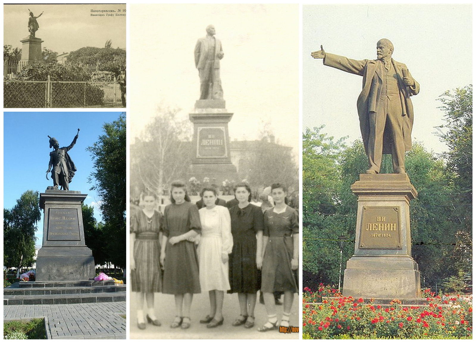 Monuments to Lenin on the pedestals of other monuments - Lenin, Monument, Russia, Empire, Pedestal, Story, Old photo, Longpost