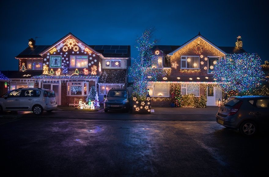 The UK's most decorated houses for the holiday - Christmas, New Year, Holidays, Decoration, House, Longpost