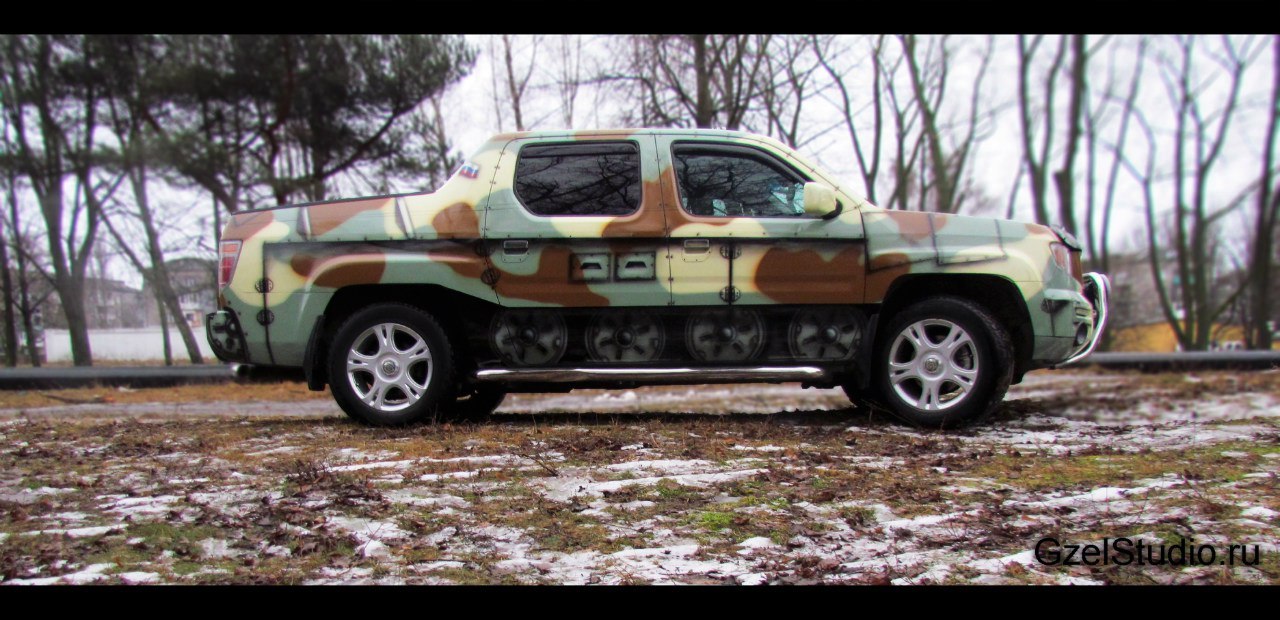 Armored car. - My, , , Airbrushing, Drawing, Camouflage, Car, Photo, Textless, Longpost