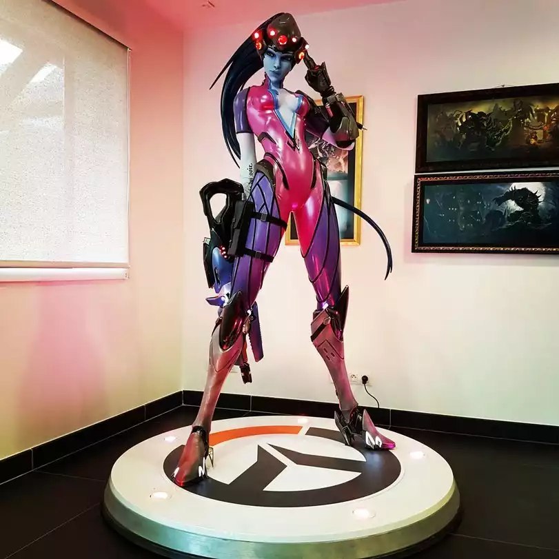 Full length statue of a widow - Overwatch, Widowmaker, Widowmaker, The statue, Sculpture