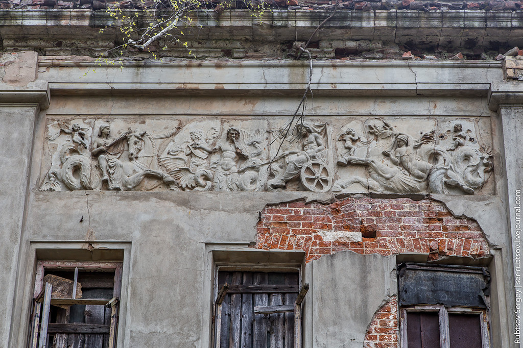 Manor Pushchino-on-Oka - My, Manor, Urbanfact, Pushchino, Moscow region, Abandoned, Longpost