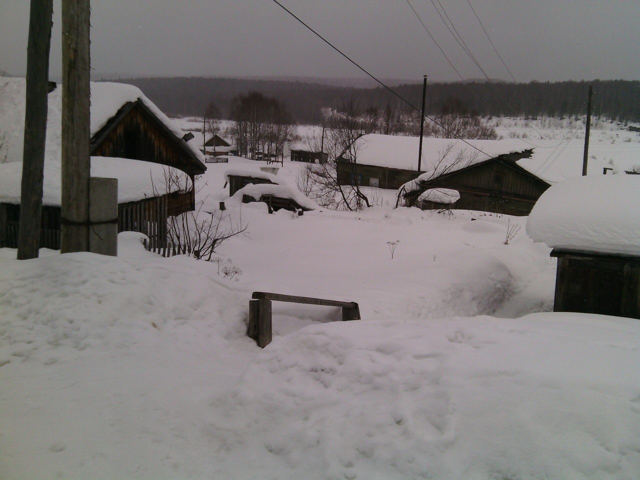 ski history - My, Skis, Perm Territory, Winter, Cold, House, Longpost