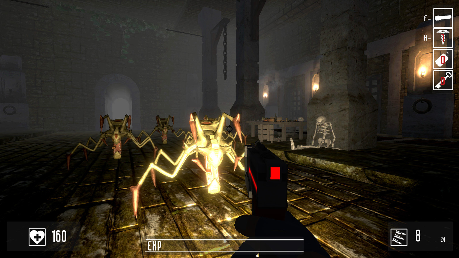 The guard of dungeon [Dungeon Guard] on Greenlight - My, Steam, Greenlight, Shooter, , Hardcore game, Unity, , Hex, Longpost