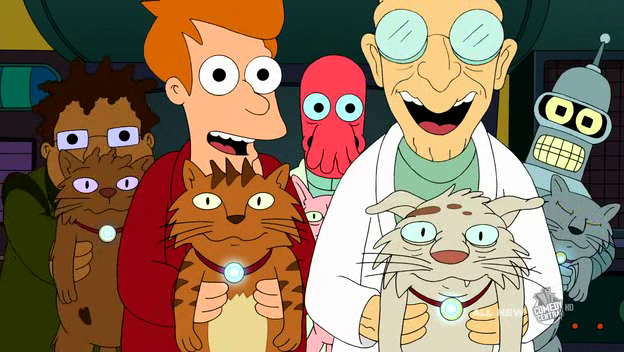 Everything was already in Futurama. - Futurama, cat