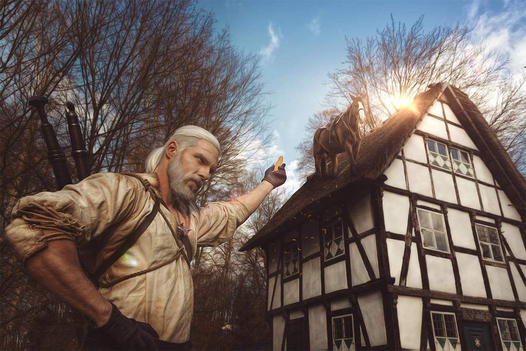 Again... - Witcher, Geralt of Rivia, Roach, Cosplay, Gwent