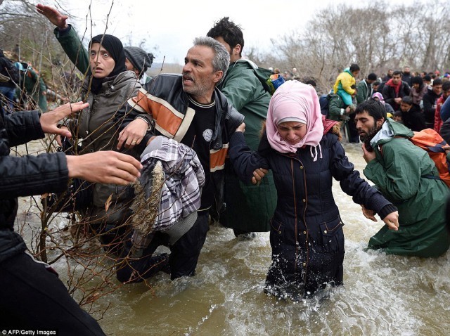 Personally, I see in this photo the grief and suffering of people, but what do you see? - Refugees, Migrants, Europe