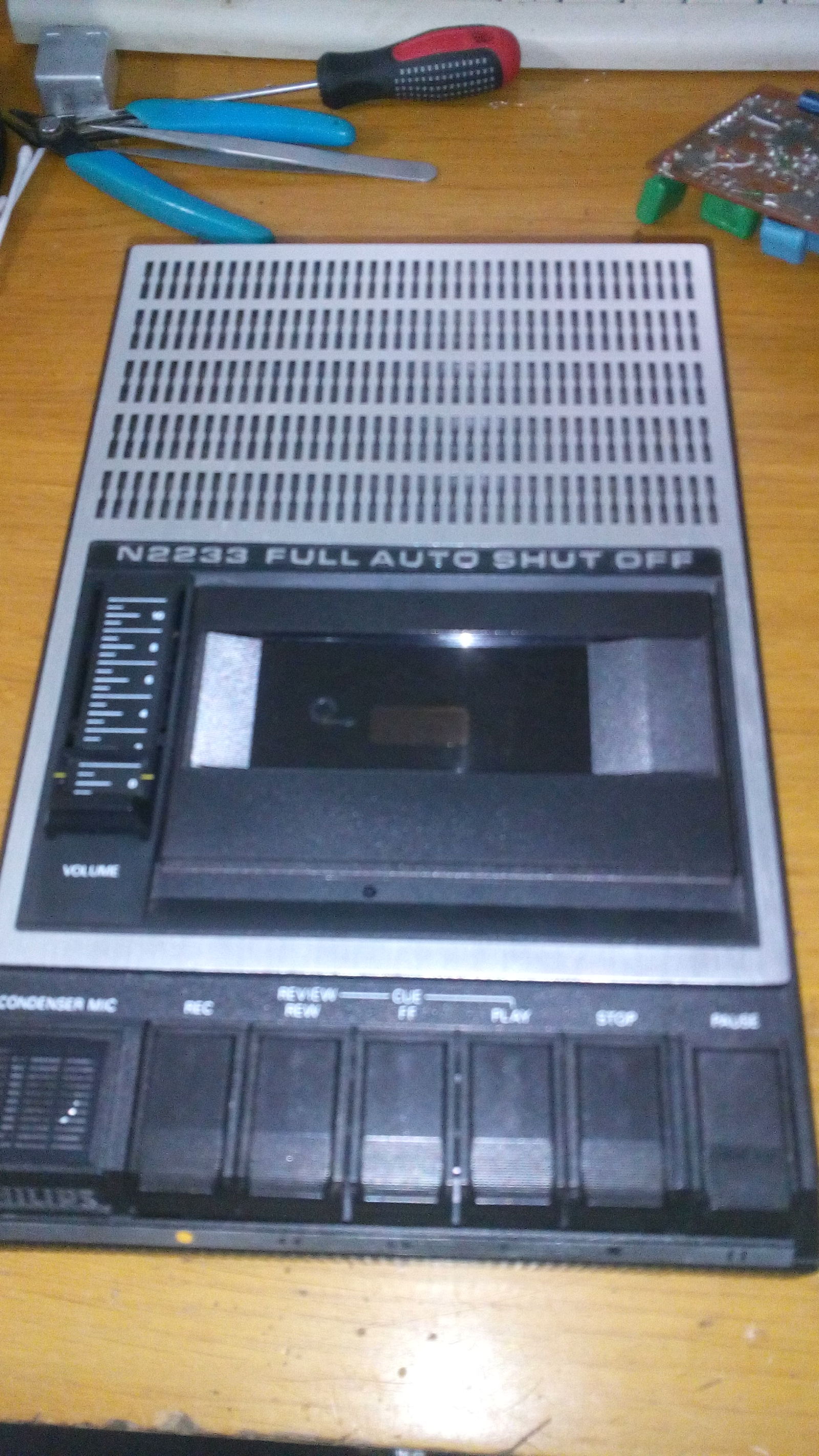 We repair the PHILIPS N2233 tape recorder - My, Repair of equipment, Record player, I share, Longpost