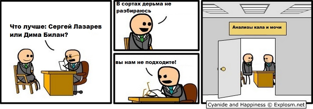 Сортирный юмор - Cyanide and Happiness, Комиксы, Фекалии, Анализ