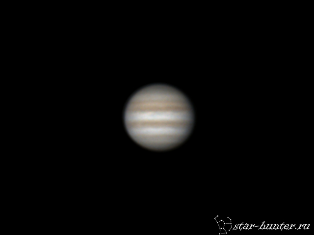 Jupiter, December 23, 2016, 04:10. - My, Jupiter, Astronomy, Astrophoto, Space, Planet, Starhunter, , Anapadvor