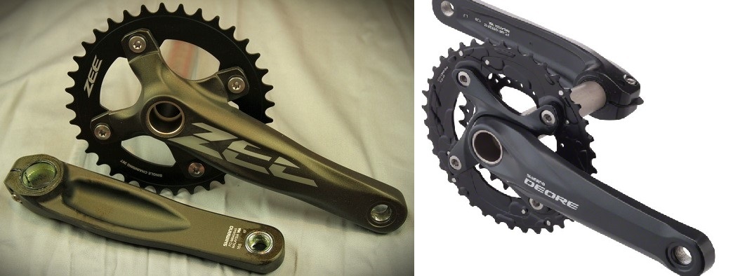 Shimano cranksets for mountain bikes. - My, Connecting rods, MTB, Shimano, A bike, Longpost