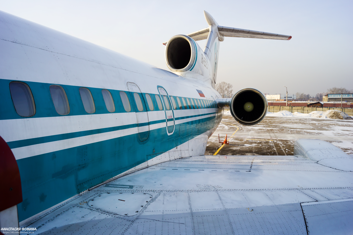 Meeting of TU-154M airline ALROSA December 17, 2016 - My, Longpost, Irkutsk, Tu-154, Aviation, December, 2016, Tupolev, My