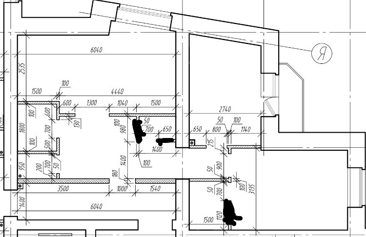 Layout of a two-room apartment for a family of 4 - My, Design, Interior, Interesting, Repair, Layout, Russia, Longpost