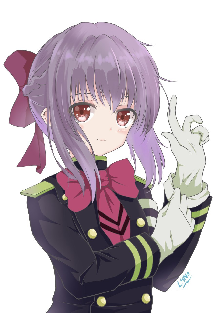 Shinoa  Hiiragi - Anime Art, Аниме, Owari no Seraph, Shinoa Hiiragi