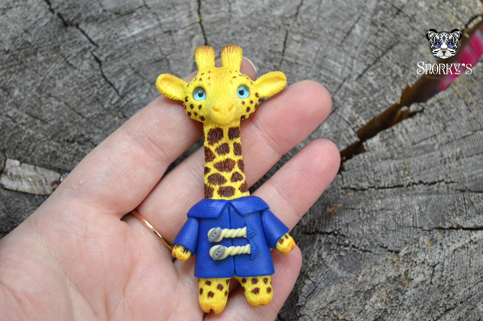 My new animals and not only) Handmade from polymer clay. - My, Polymer clay, Handmade, , Dog, Husky, Sadness, Fox, Giraffe