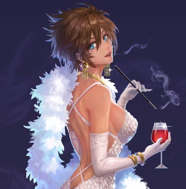 Help assemble Overwatch's New Year's selection of girls in this style. Without vulgarity. - Mei, Tracer, A selection, New Year, Overwatch, Longpost