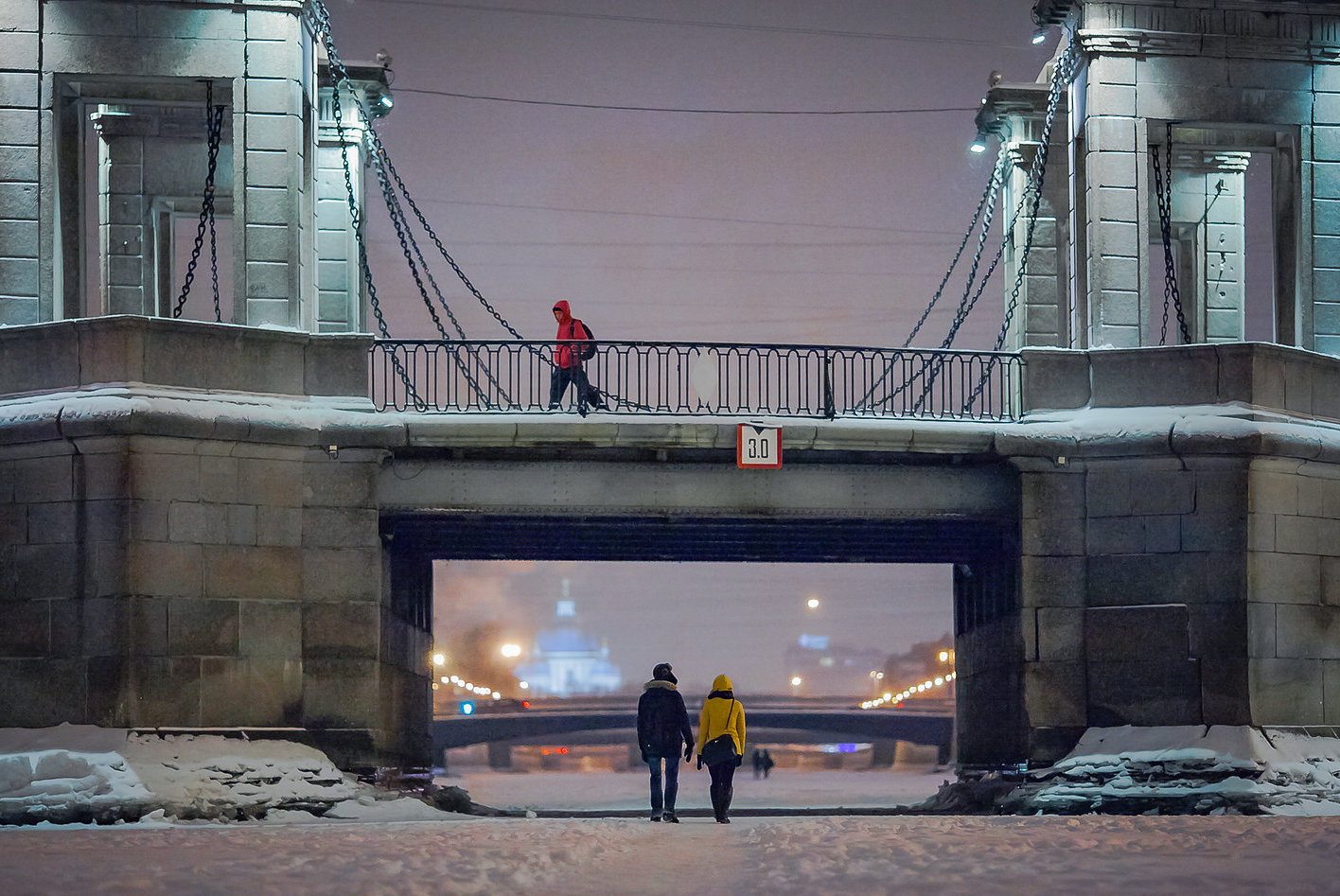 Lost World... - Saint Petersburg, Lomonosov bridge, Bridge, Romance