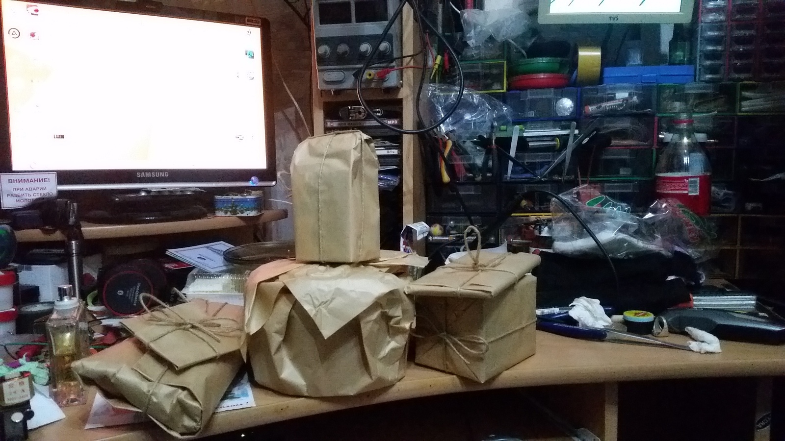 Thank you very much Santa Claus!! - My, Father Frost, New Year, Presents, Gift exchange, Longpost