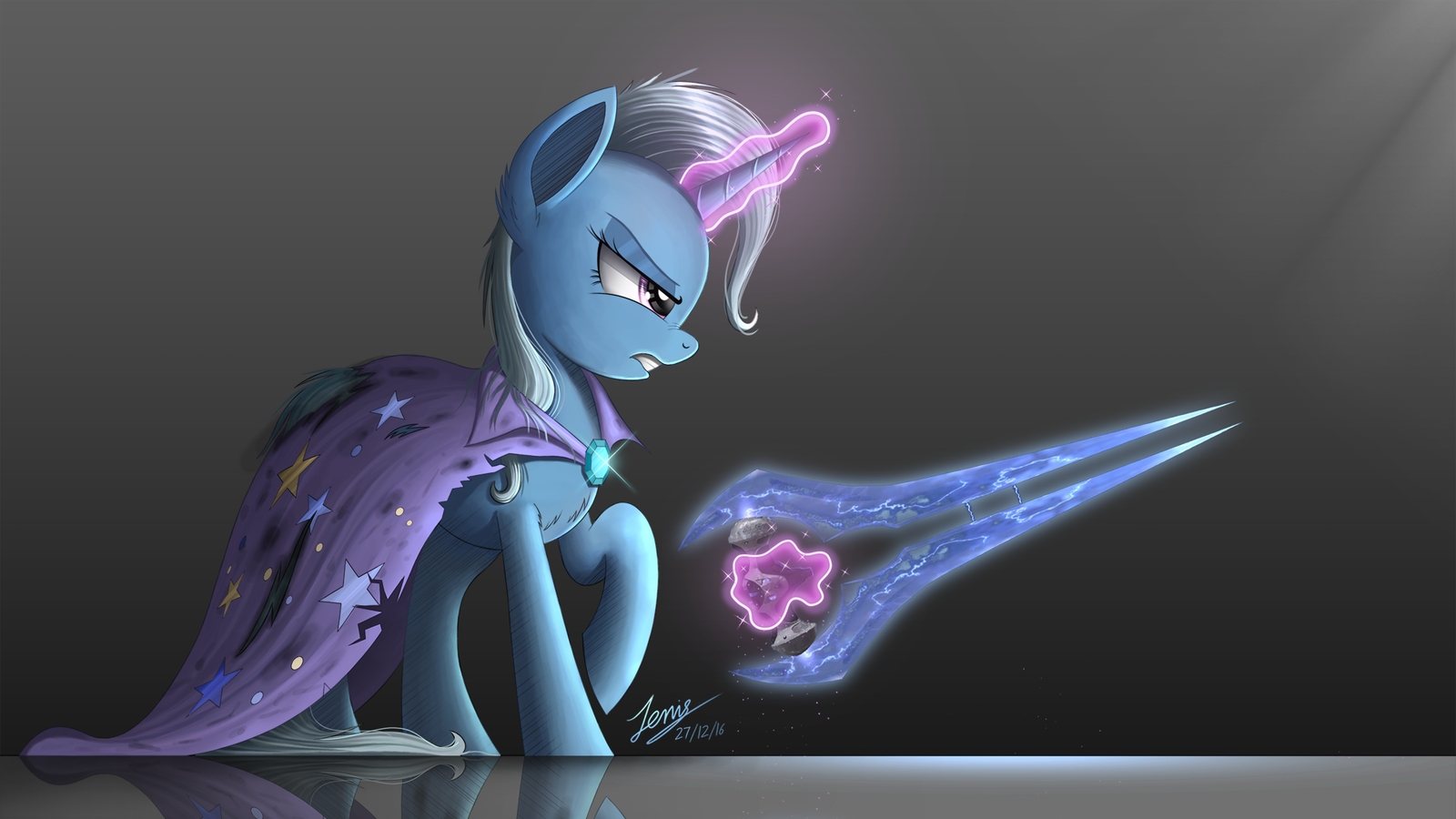 The Great and Powerful Aristocrat - My Little Pony, Trixie, Кроссовер, Halo