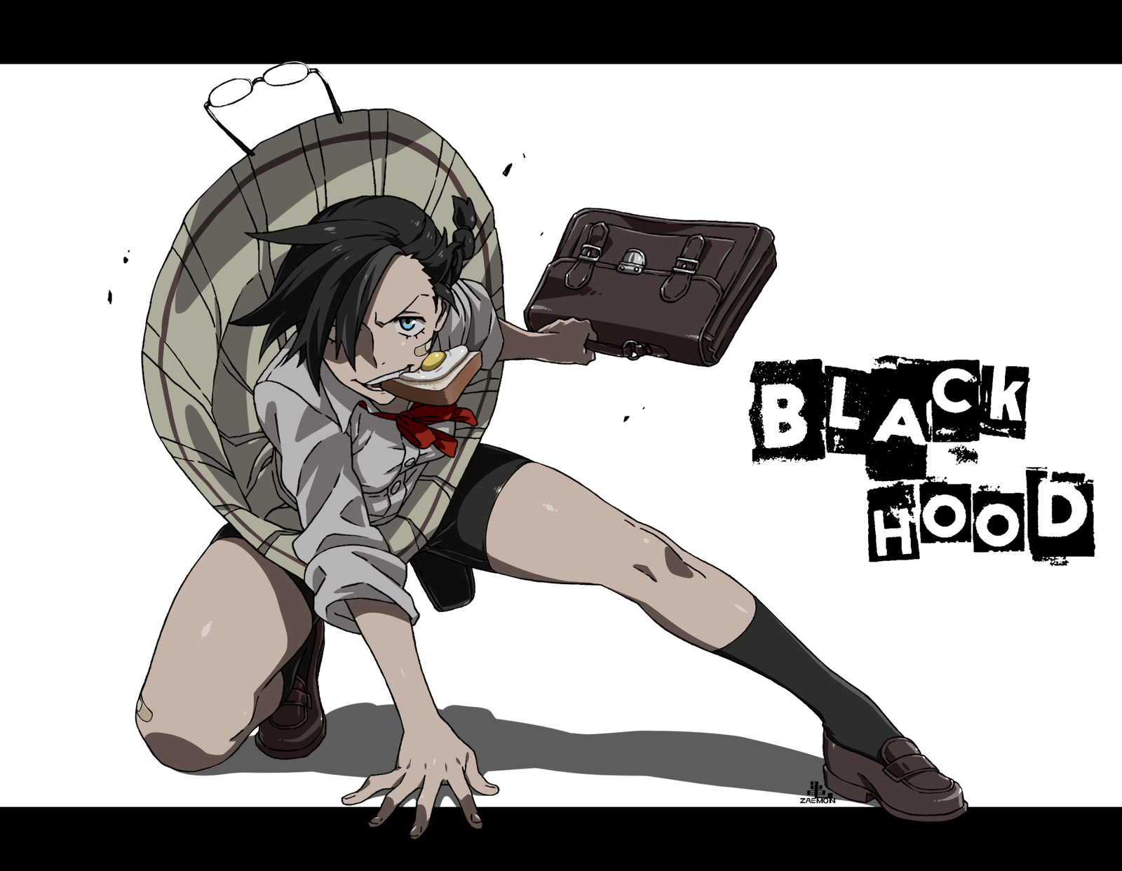 Black Hood by Kamezaemon Part 2 - Арт, Аниме, Anime Art, Kamezaemon, Black Hood, Не мое, Длиннопост