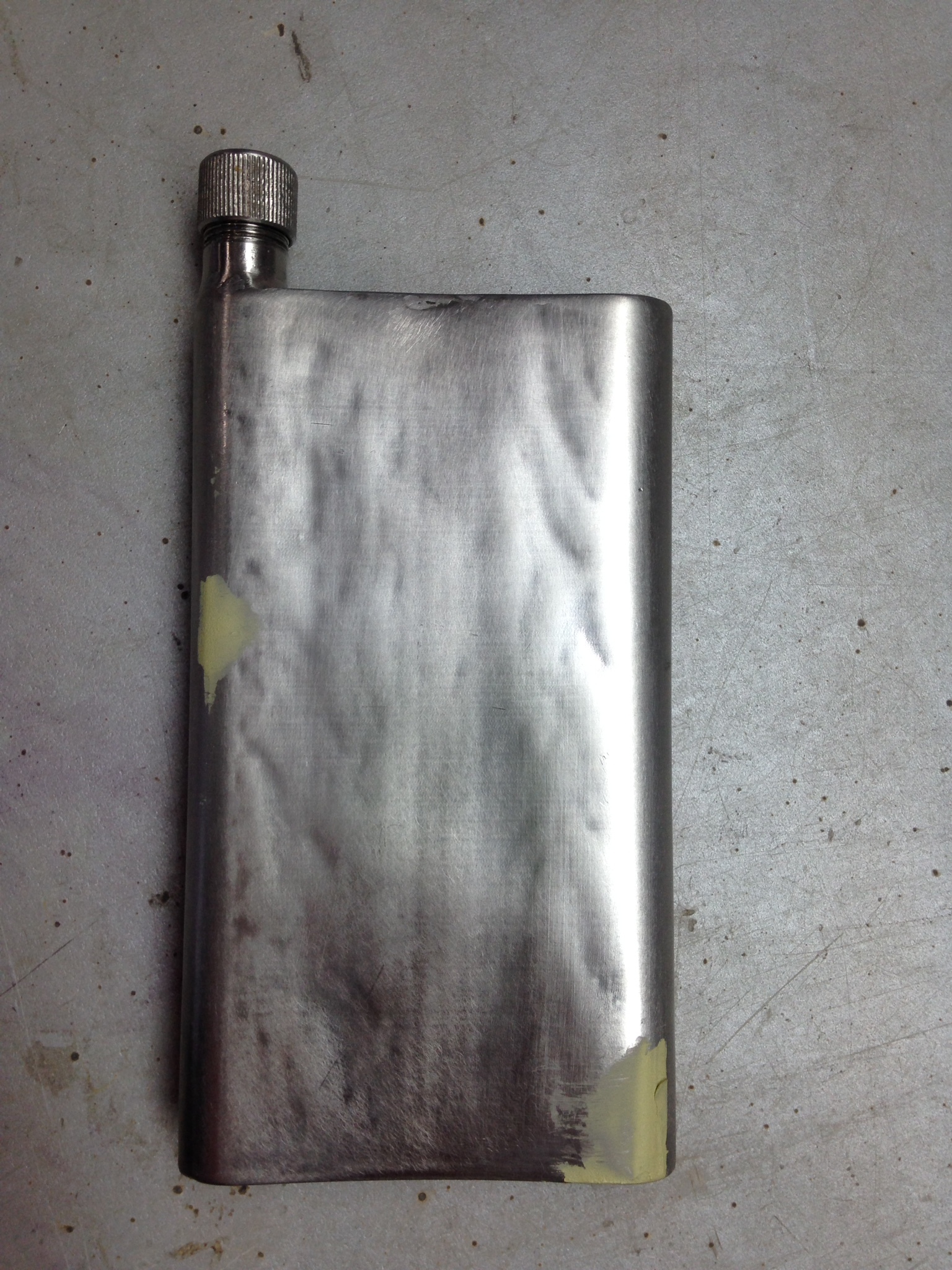 How I brought an old flask back to life - My, Flask, With your own hands, Carbon, Longpost