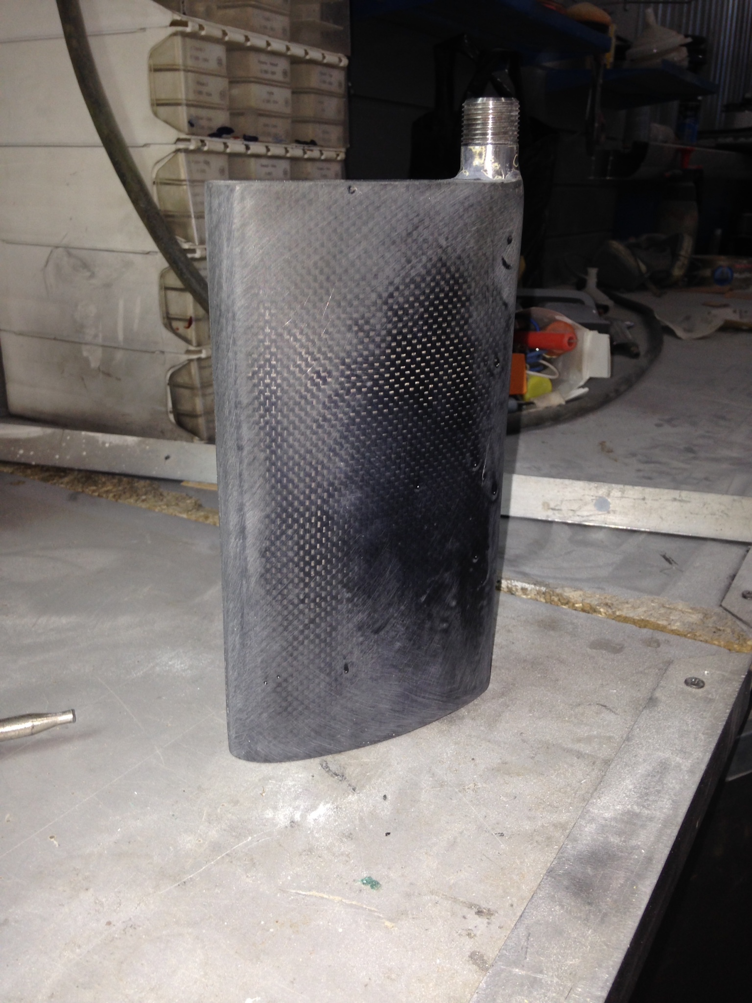 How I brought an old flask back to life - My, Flask, With your own hands, Carbon, Longpost