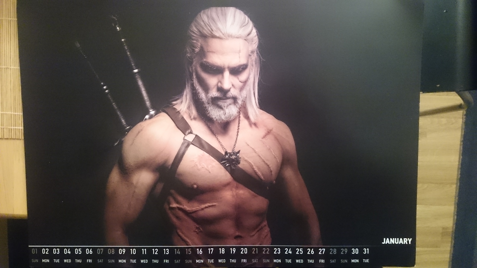 The Witcher, the contents of the official calendar for 2017 - NSFW, My, Cosplay, Geralt of Rivia, The Witcher 3: Wild Hunt, The calendar, Longpost