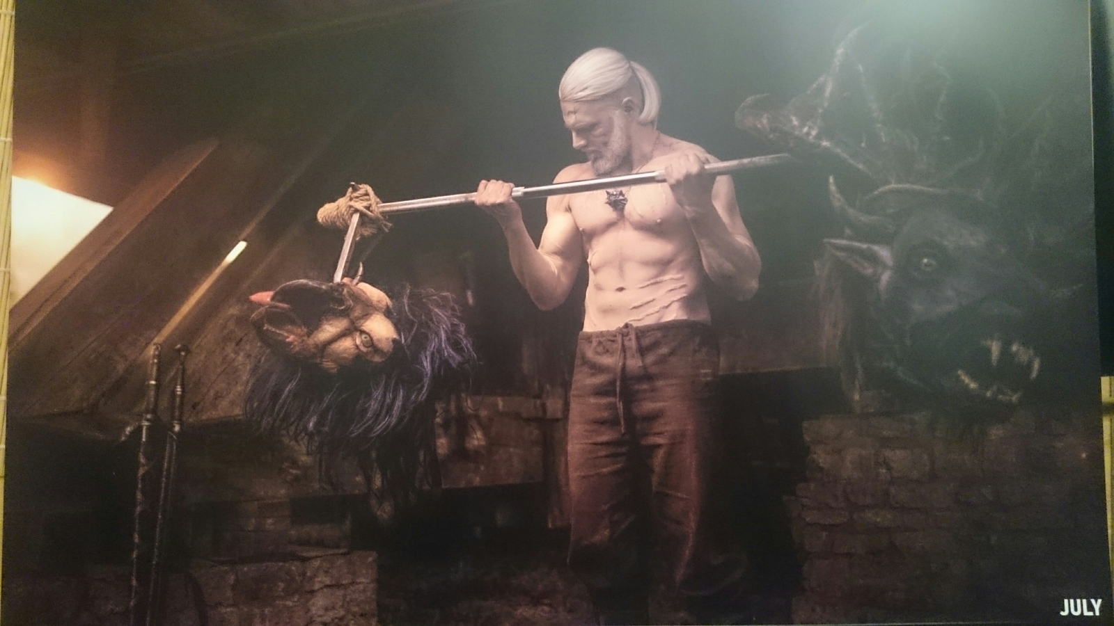 The Witcher, the contents of the official calendar for 2017 - NSFW, My, Cosplay, Geralt of Rivia, The Witcher 3: Wild Hunt, The calendar, Longpost