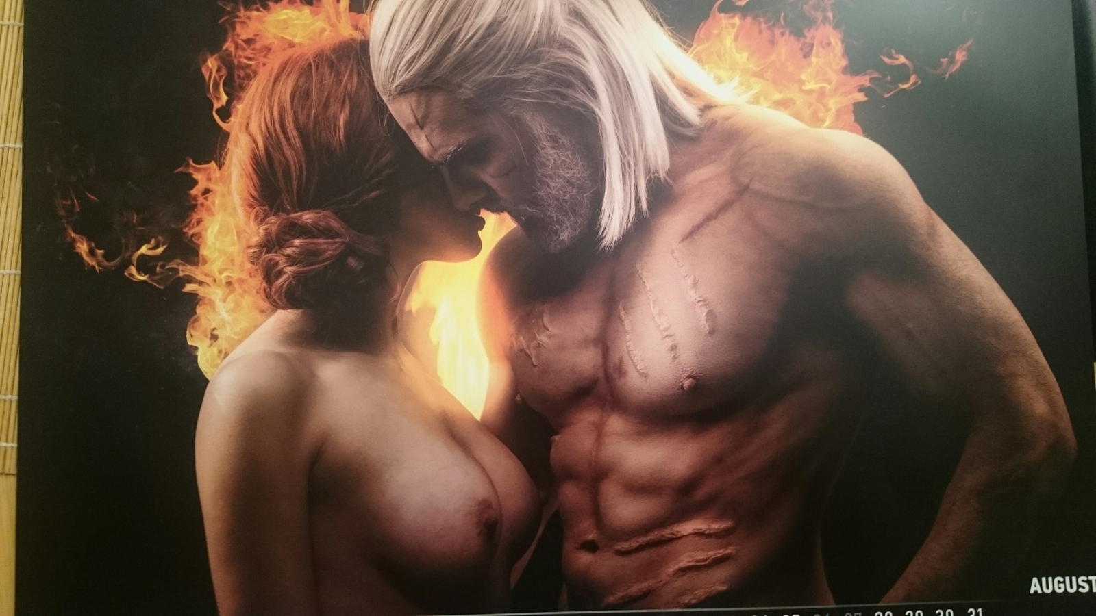 The Witcher, the contents of the official calendar for 2017 - NSFW, My, Cosplay, Geralt of Rivia, The Witcher 3: Wild Hunt, The calendar, Longpost