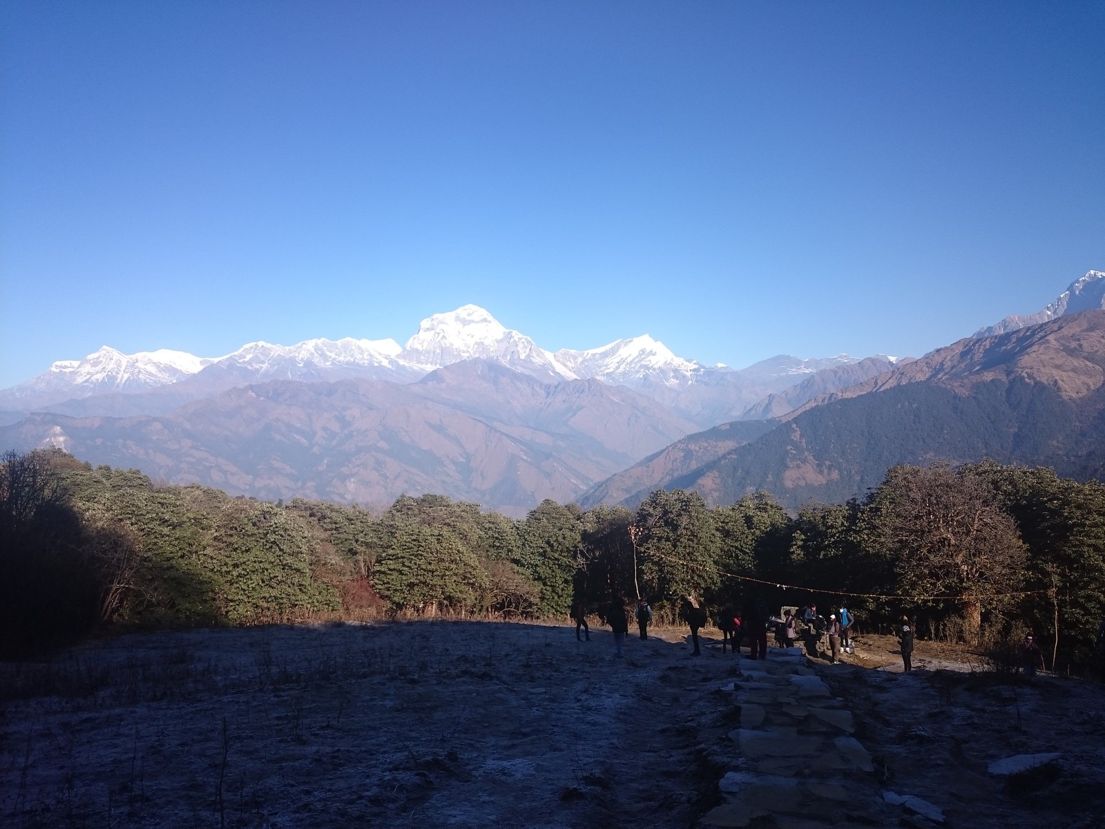 With a backpack around the world. Day 112-113. Nepal. The third and last day of the track, pain in the calves, tangerines and the finish line. - My, SrГјkzakompomiru, Travels, Longpost, Asia, Interesting, Nepal, Himalayas, The mountains