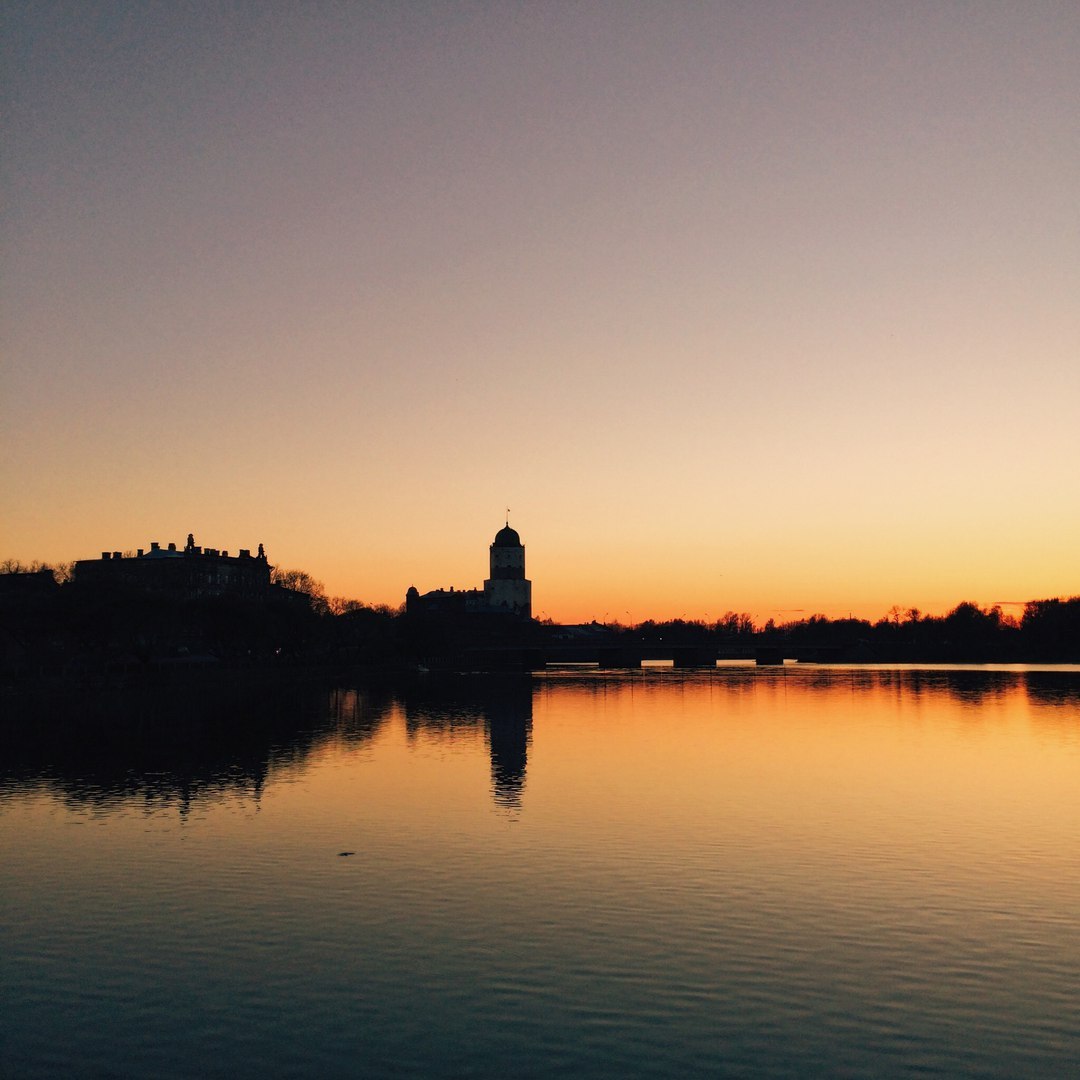 Romance of Vyborg sunsets - My, Photo, The photo, Russia, Sunset, Nature, beauty, The sun, Romance, Longpost