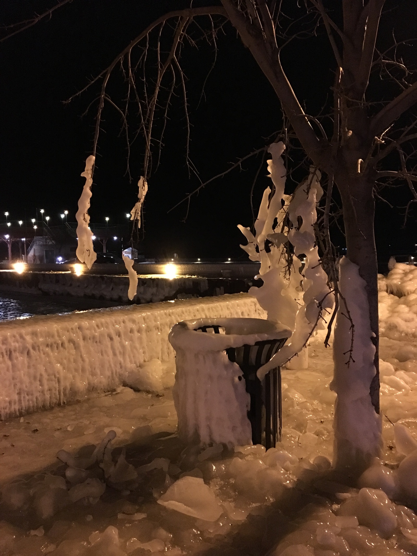 Ice Invasion... - My, Ice, Ice, Lighthouse, Lake, Winter, Longpost