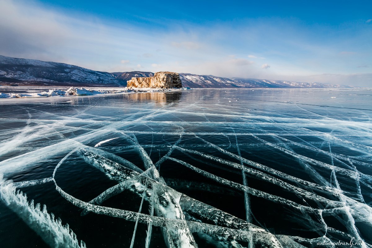 Baikal ice - Russia, Photo, Baikal, Ice, Winter, Nature, Landscape, Gotta go, Longpost