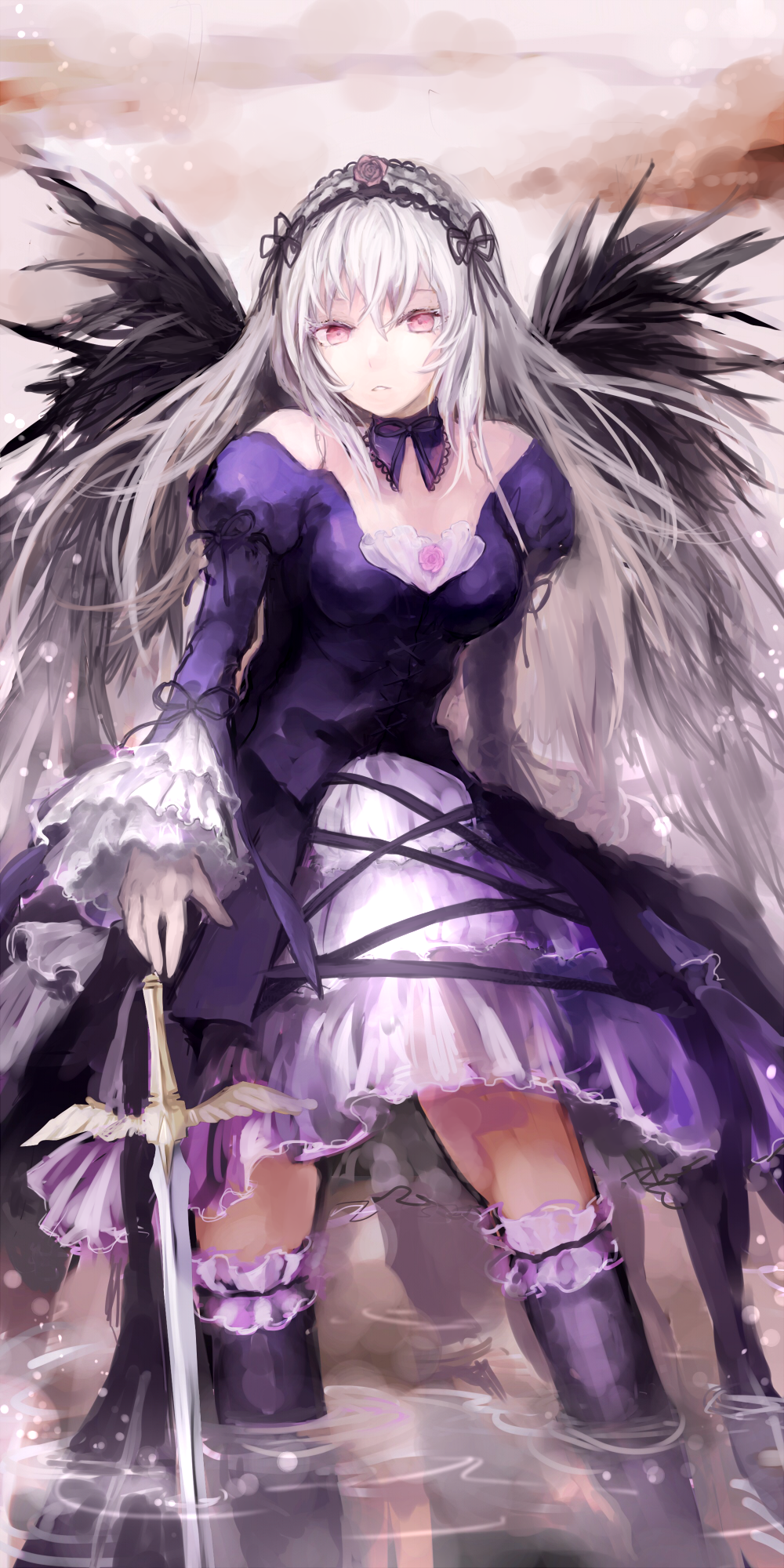 Suigintou - Anime, Anime art, Rozen maiden, Suigintou