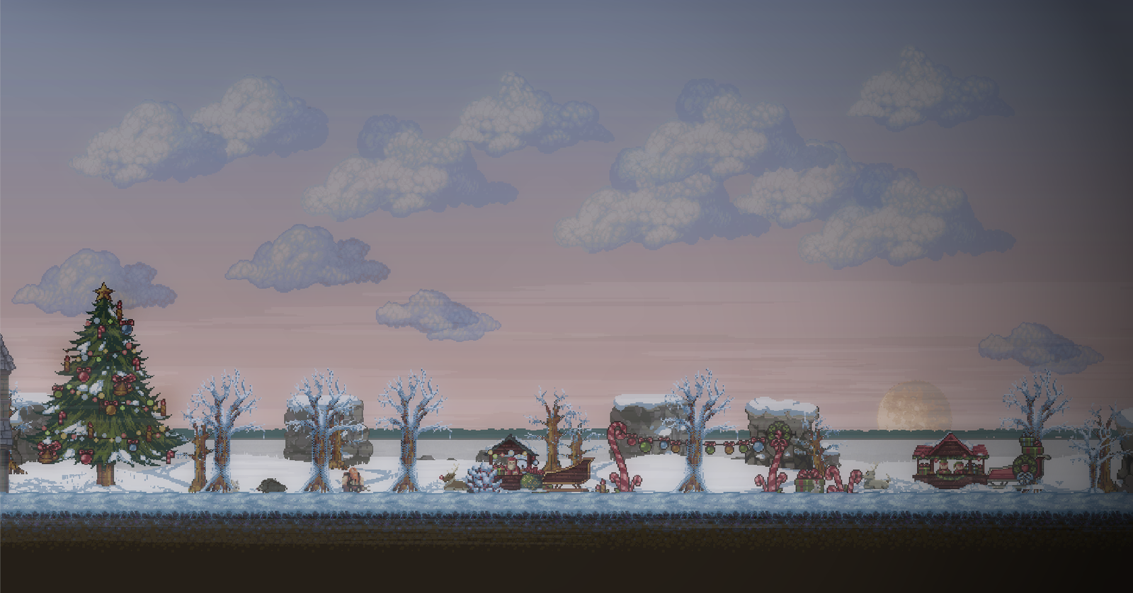 Christmas update for Life is Hard - Инди, Unity, Pixel Art, New Year