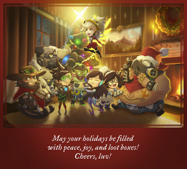 Postcards from game developers - Games, New Year, Postcard, Congratulation, Longpost