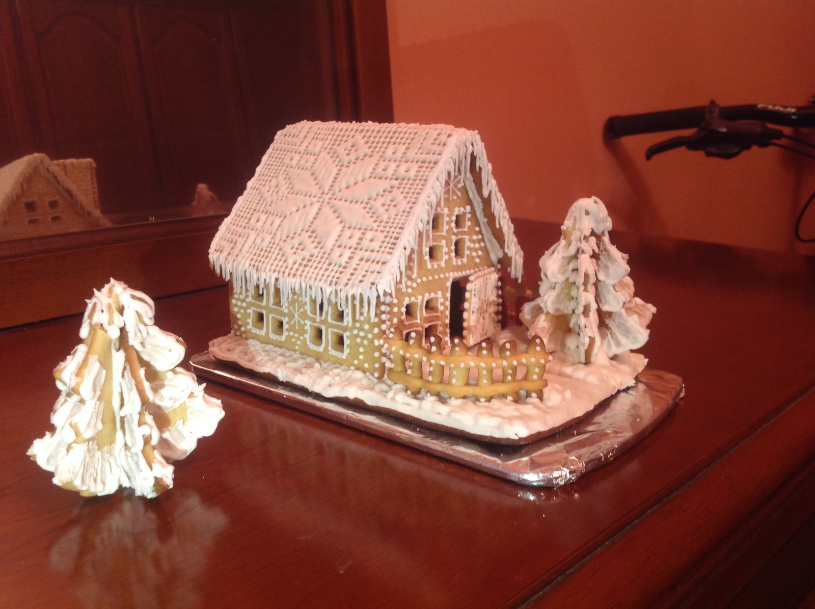 New Year's comfort to you in the tape! - New Year, Gingerbread house, My