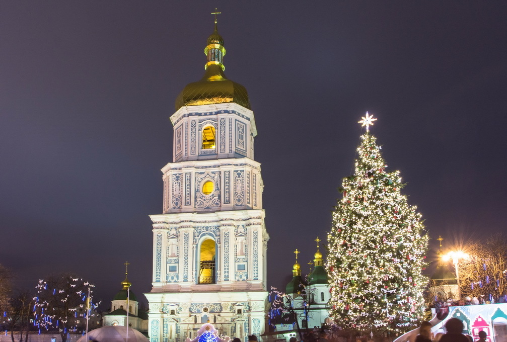 Kyiv congratulates all Pikabu-shnikov on the upcoming! - Congratulation, Kiev, New Year