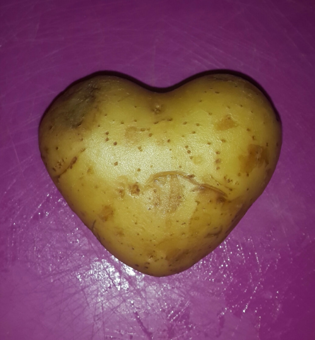 Potato. - My, Potato, Heart, Festive table