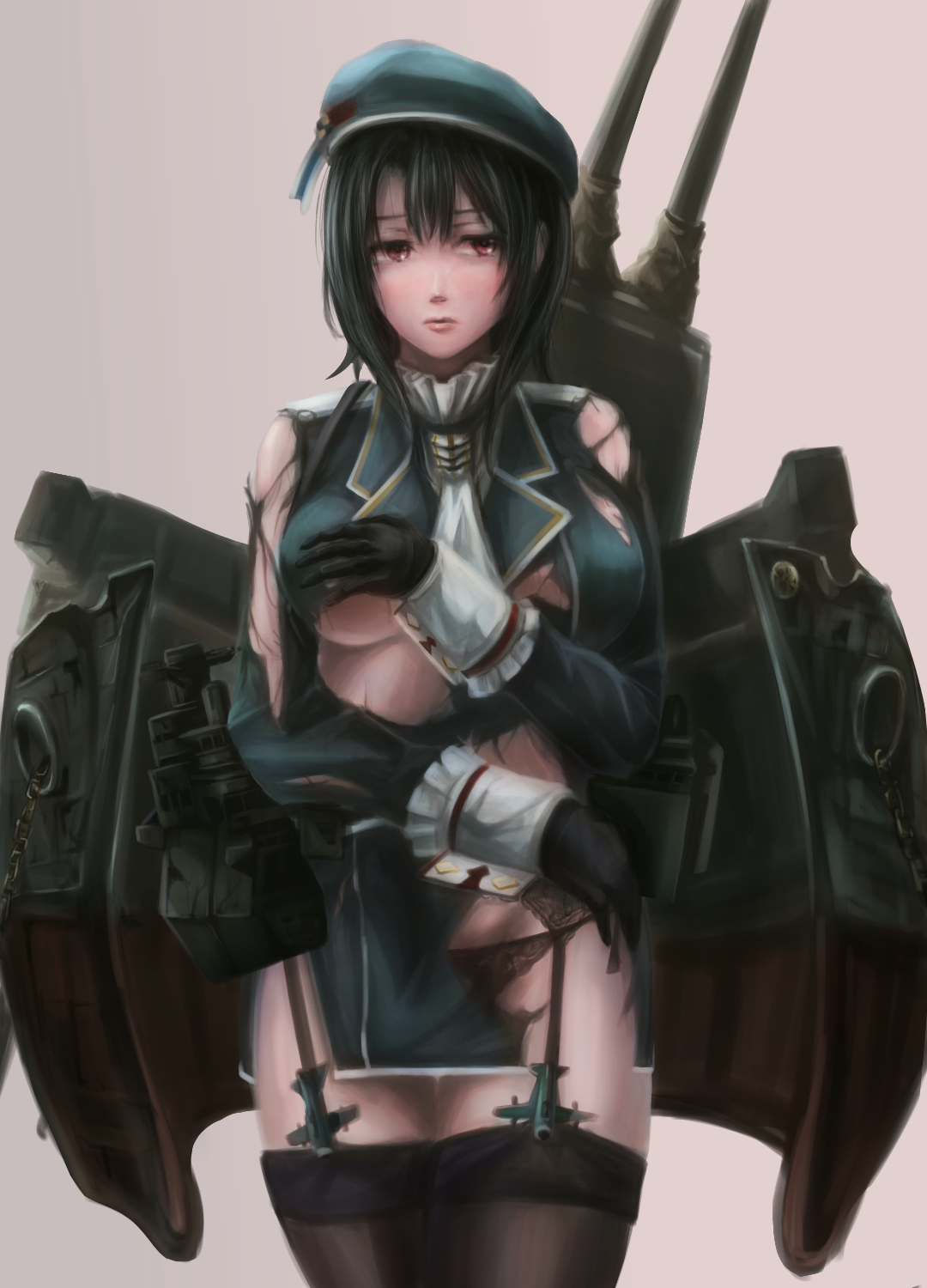 Takao medium damage - Kantai Collection, Anime Art, Kanmusu, Takao