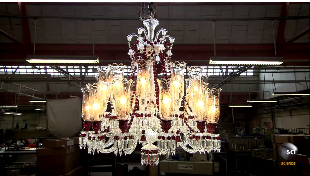 Appetizing make a chandelier - Glass, Chandelier, Craft, GIF, Longpost, Caramel