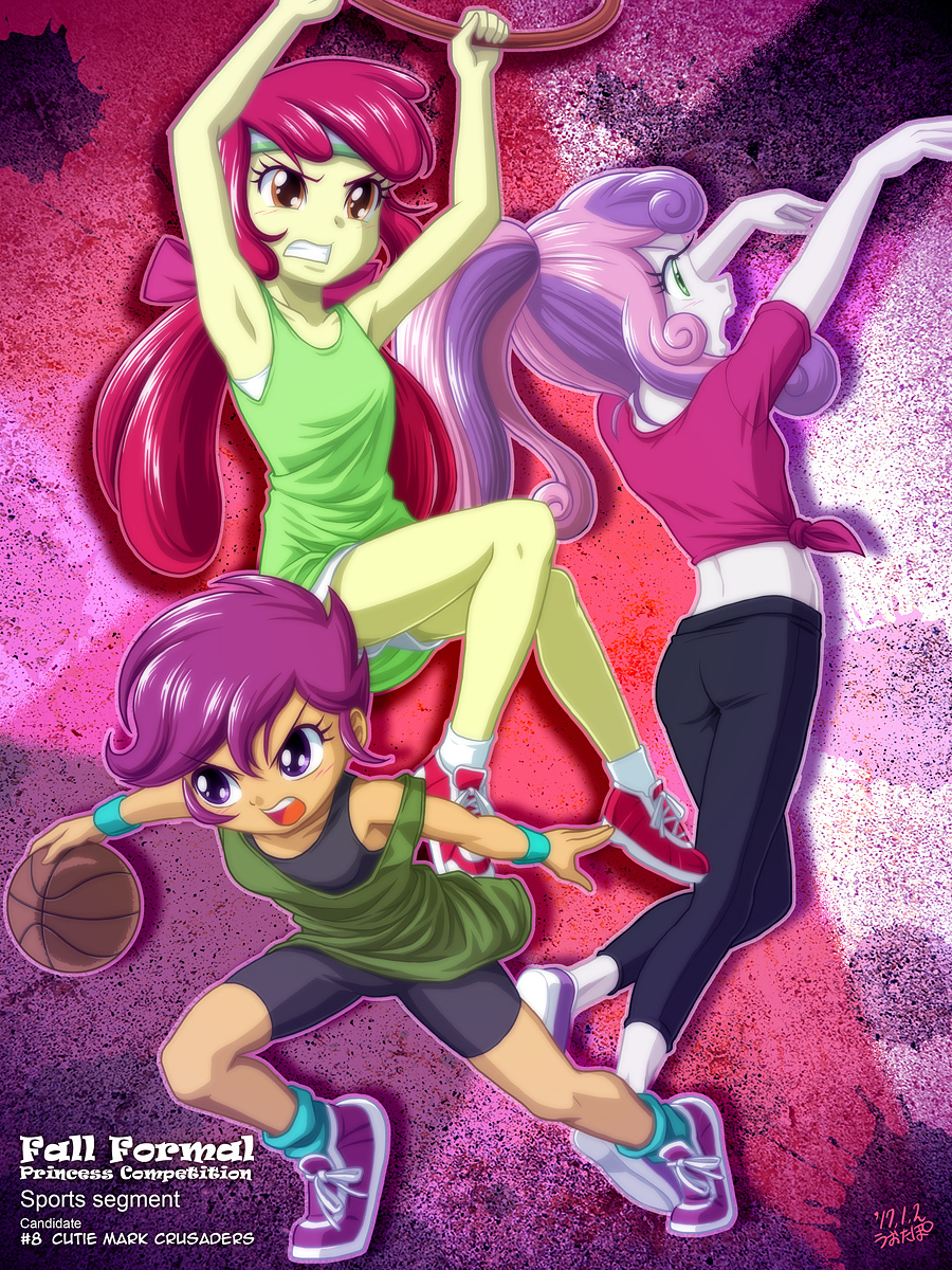 FFPC Sports Segment #8 - My little pony, Equestria girls, Applebloom, Sweetie belle, Scootaloo, Basketball, Uotapo