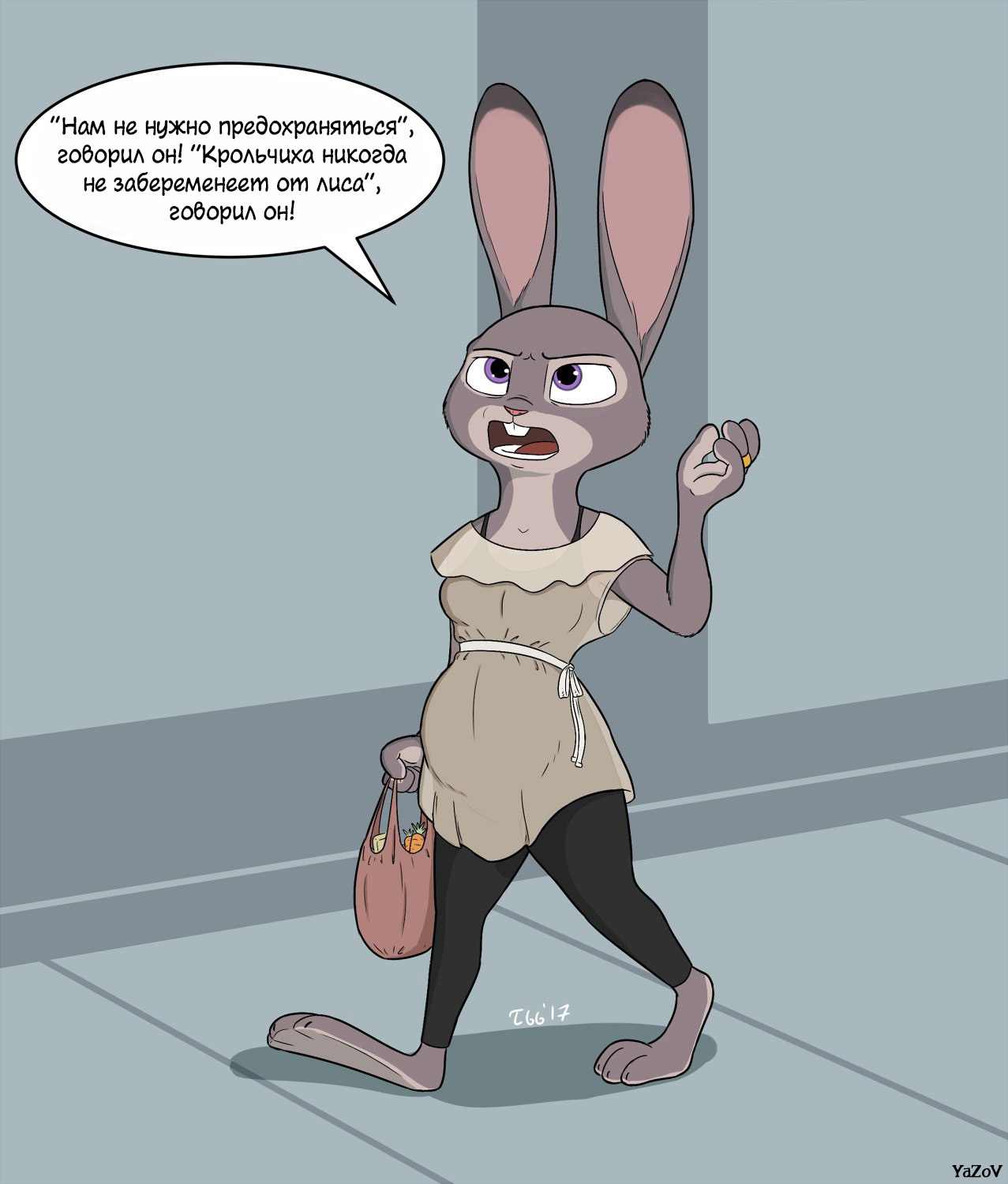 Хитрый Ник. - Зверополис, Zootopia, Judy Hopps, Tggeko