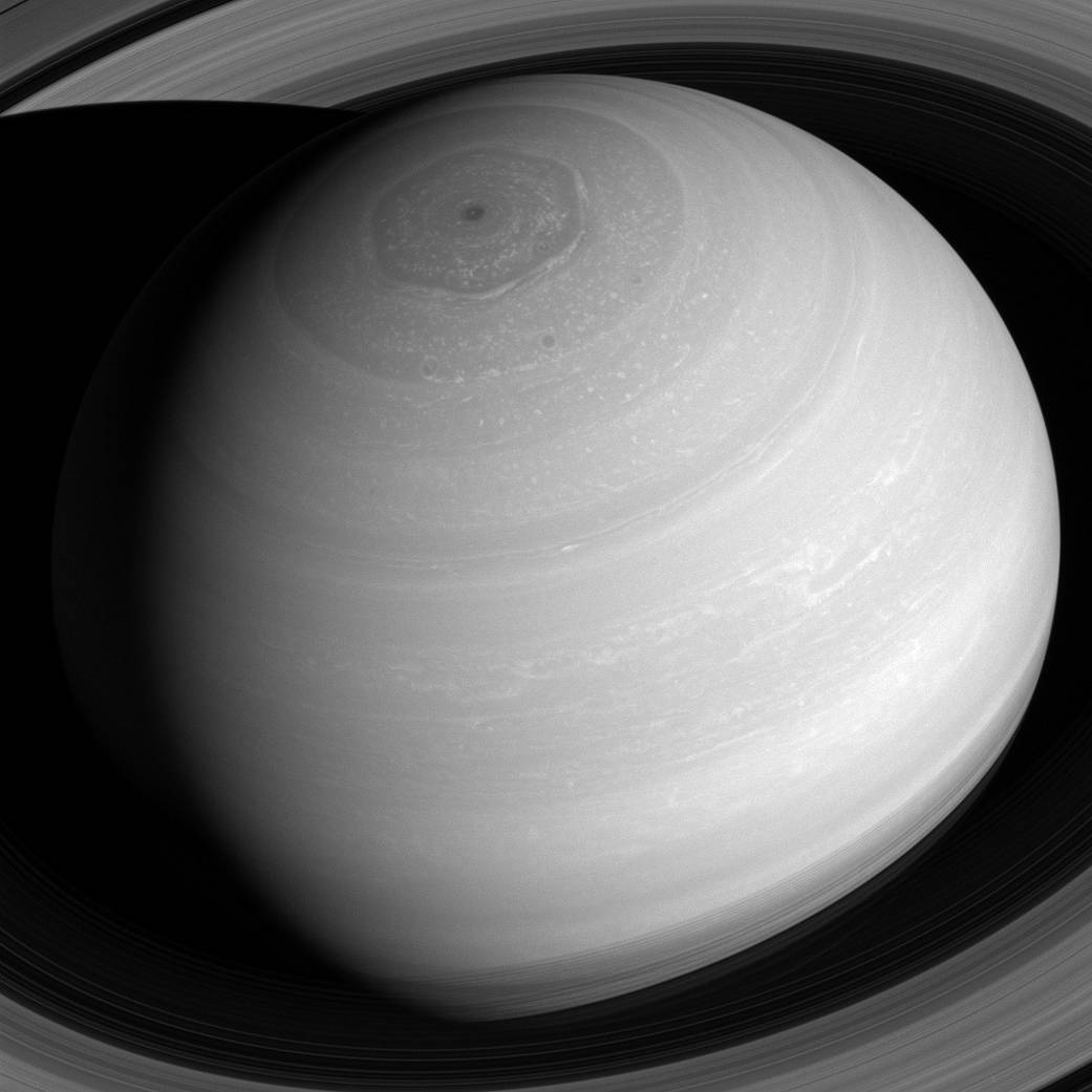 Scientists study atmospheric vortex over Saturn's north pole - Saturn, Space, Research, Astronomy, Pictures from space, Longpost