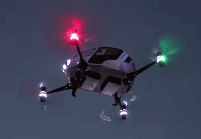 The Chinese tested a new drone taxi [Video] - Taxi, , Flying taxi