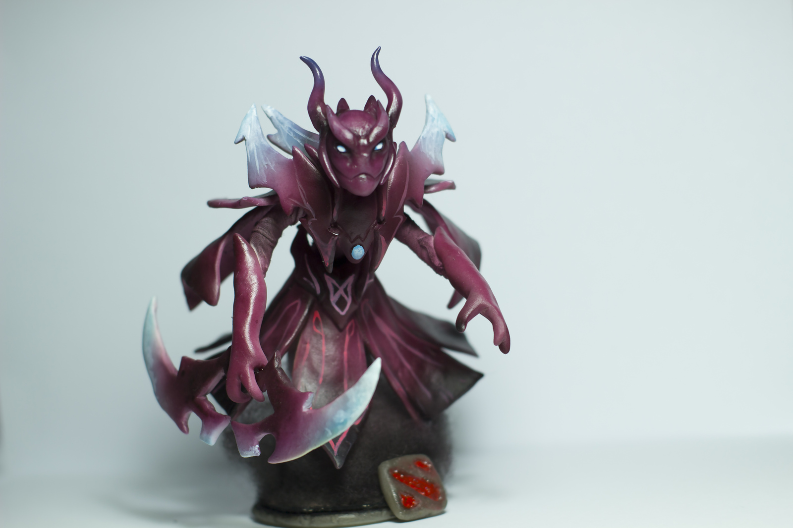 Spectra (Dota 2) - My, Dota 2, Polymer clay, Figurine, Sculpture, Handmade, Longpost, Figurines