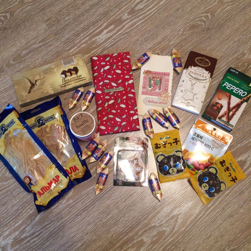 Gift exchange! - My, Package, New Year's gift exchange, Yummy, Vladivostok, Ufa, Pokemon GO, Longpost, Secret Santa